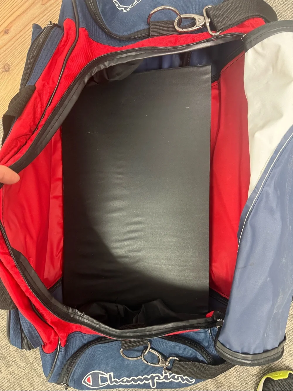 Champion Red, Navy & White Sport Duffle Bag